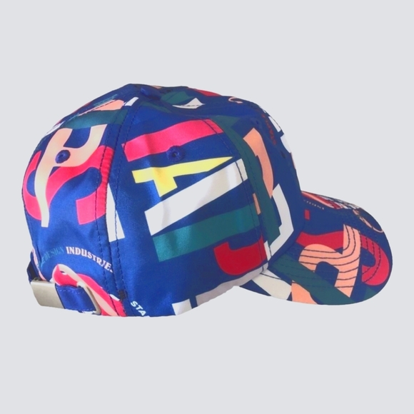 Staple NWT Men’s Streetwear Blue Red Orange Yellow Graphic Snap-Back Hat - Picture 2 of 7